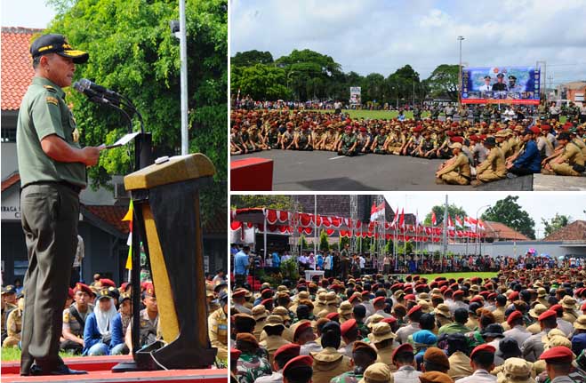 Moeldoko: "Jangan Bermimpi Wujudkan Sinergi TNI, Polri, Praja dan Mahasiswa Tanpa Soliditas"